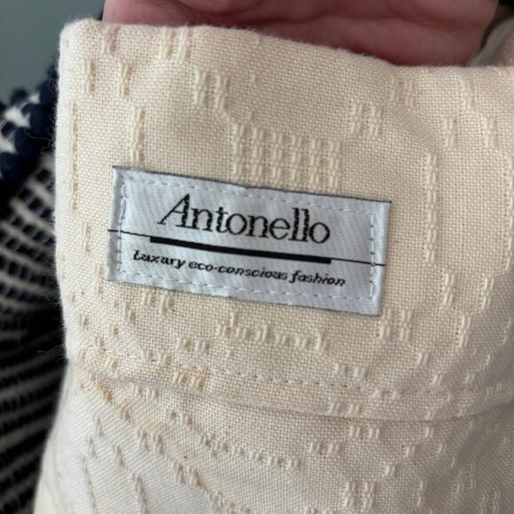 Antonello Tedde Urtei Rombi Ethically Crafted Sardinian Handwoven Cotton Tote - Picture 5 of 8